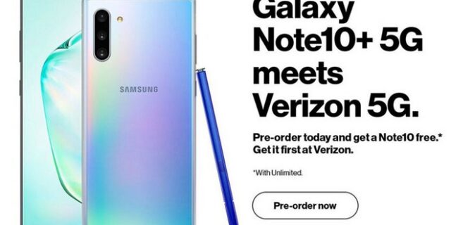 Samsung Galaxy Note10+ 5G: Επιβεβαίωση για τη 5G έκδοση από τη Verizon