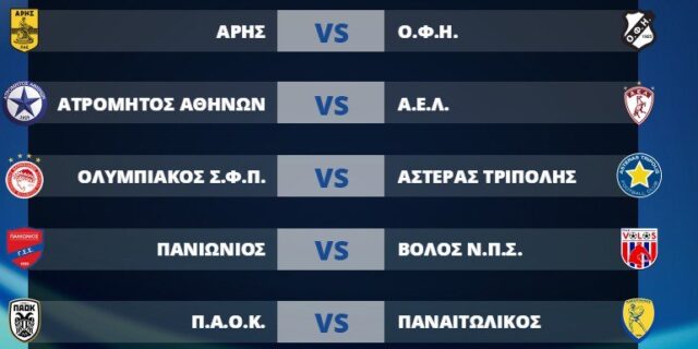Πρωτάθλημα Super League: Η πρώτη αγωνιστική και τα ντέρμπι