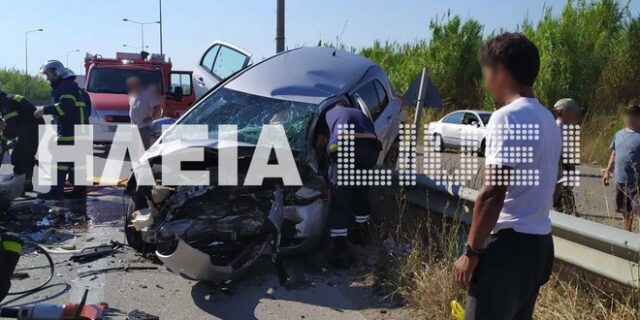 Τραγωδία στον Πύργο: Τροχαίο με μία νεκρή και τρεις τραυματίες