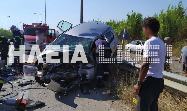 Τραγωδία στον Πύργο: Τροχαίο με μία νεκρή και τρεις τραυματίες