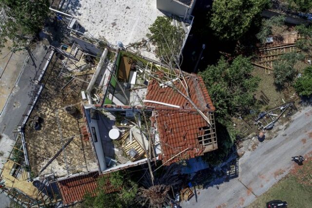 Κακοκαιρία στην Χαλκιδική: “Όλα έγιναν σε δευτερόλεπτα, έπεσε η στέγη πάνω μας” – Μάχη για την αποκατάσταση των ζημιών