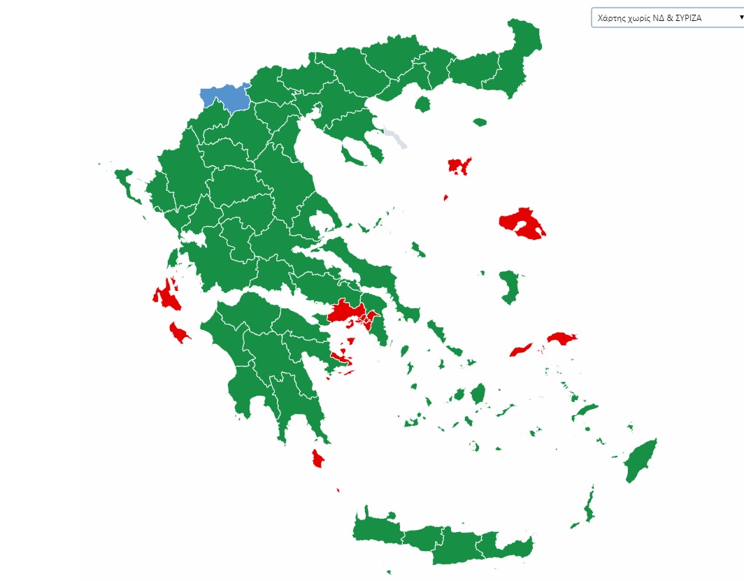 Αποτελέσματα εκλογών 2019: Πού έκαναν τα ρεκόρ τους ΚΙΝΑΛ και ΚΚΕ