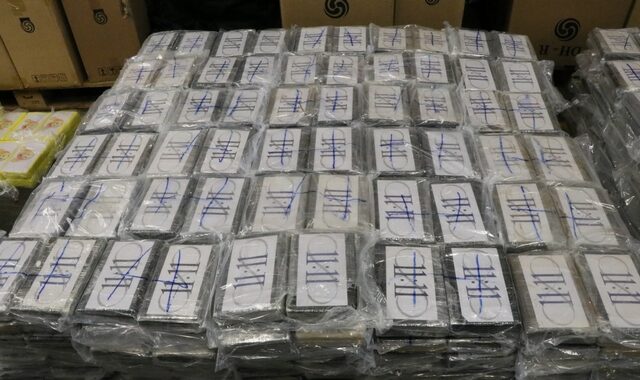 Γερμανία: Κοκαΐνη 4,5 τόνων κατασχέθηκε στο Αμβούργο