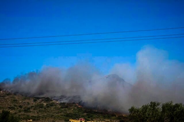 Οριοθετήθηκε η φωτιά στην Ελαφόνησο