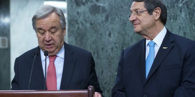 Κυπριακό: Επιστολή Γκουτέρες σε Αναστασιάδη για την Αμμόχωστο