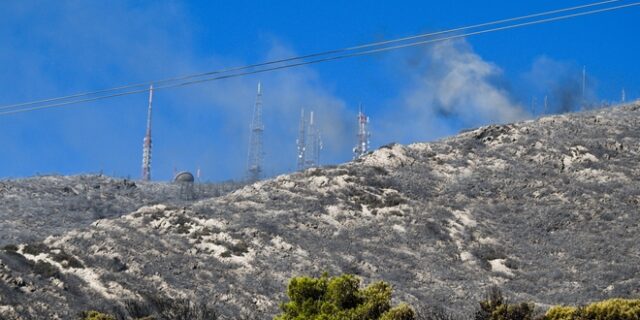 Φωτιά στον Υμηττό: Προβλήματα σε ραδιοφωνικούς σταθμούς και κανάλια