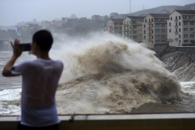 Κίνα: Πέρασμα του τυφώνα Λέκιμα – 13 νεκροί και 16 αγνοούμενοι