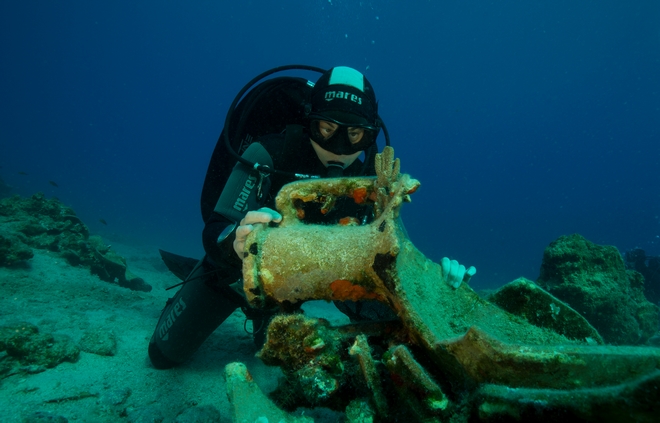 Άγκυρα κολοσσιαίου πλοίου του 6ου π.Χ. αιώνα βρέθηκε στη νήσο Λέβιθα