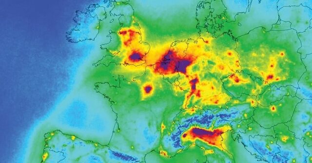 Χάρτης: Πόσο μολυσμένος είναι ο αέρας στις χώρες της Ευρώπης και στην Ελλάδα