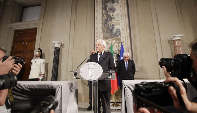 Ιταλία: Προθεσμία έως την Τετάρτη για τον σχηματισμό κυβέρνησης