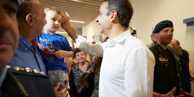 Στην Κάρπαθο ο Κυριάκος Μητσοτάκης