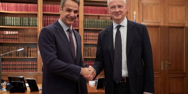 Συνάντηση Μητσοτάκη- Λε Μερ με το βλέμμα στο Παρίσι και τα πρωτογενή 