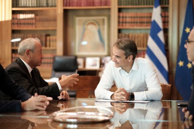 Συνάντηση Μητσοτάκη με τον Naguib Sawiris