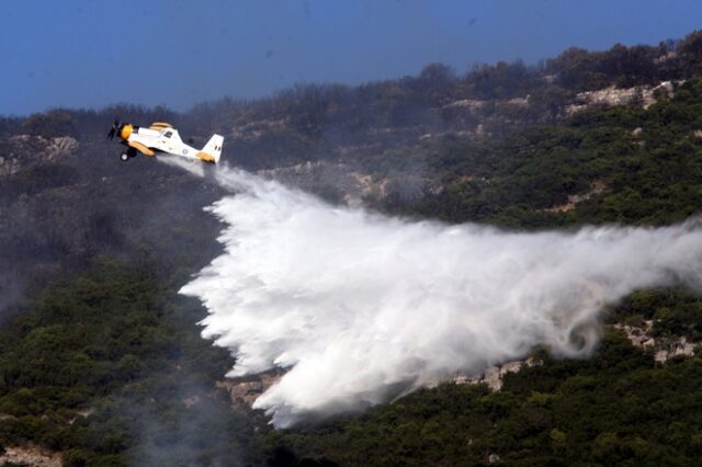 Φθιώτιδα: Φωτιά στους Λοκρούς – Επιχειρούν δύο αεροσκάφη