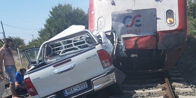 Τραγικό δυστύχημα στα Διαβατά: Τρένο συγκρούστηκε με ΙΧ – Μία έγκυος νεκρή