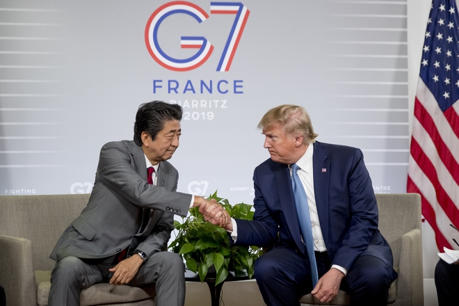 G7: ΗΠΑ και Ιαπωνία κατέληξαν σε μια “κατ’ αρχήν” εμπορική συμφωνία