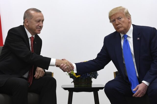 Τηλεφωνική συνομιλία Ερντογάν – Τραμπ για την κατάσταση στη Συρία