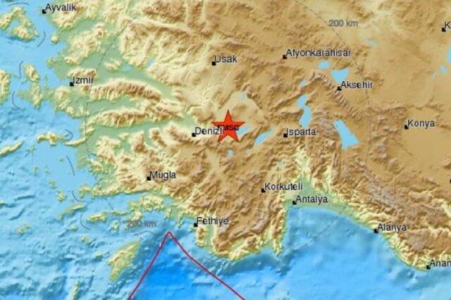 Τουρκία: Σεισμός μεγέθους 5,7 βαθμών στο νοτιοδυτικό τμήμα της χώρας