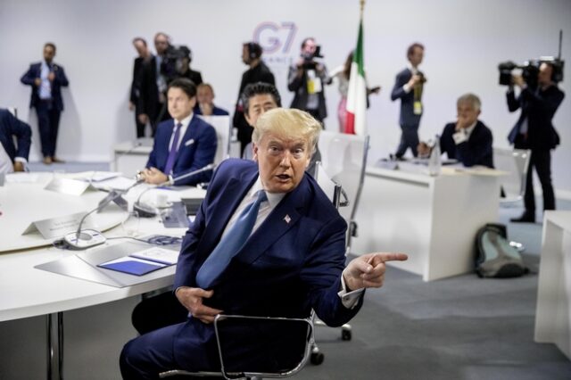 Τραμπ – G7: “Εγώ δεν εξουσιοδότησα κάποιον να μεταφέρει μήνυμα στο Ιράν”