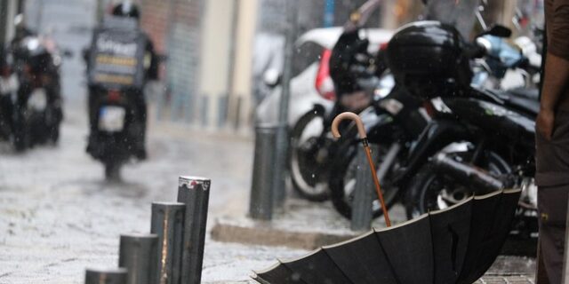 Καιρός: Χαλάζι και καταιγίδες σήμερα – Βοριάδες 7 μποφόρ με τάση εξασθένισης τις επόμενες μέρες