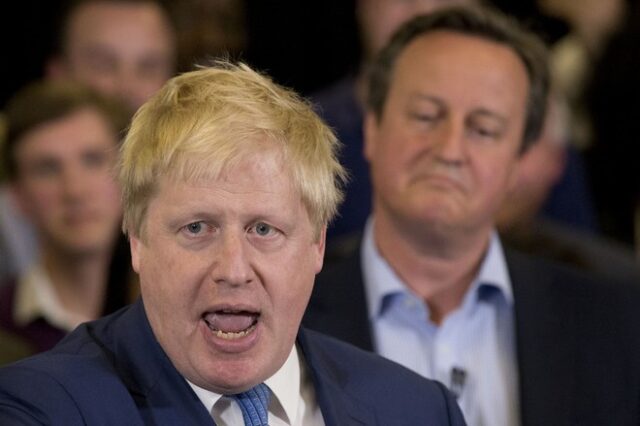 Κάμερον: Ο Τζόνσον πίστευε ότι οι Βρετανοί δεν θα ψήφιζαν υπέρ του Brexit στο δημοψήφισμα του 2016