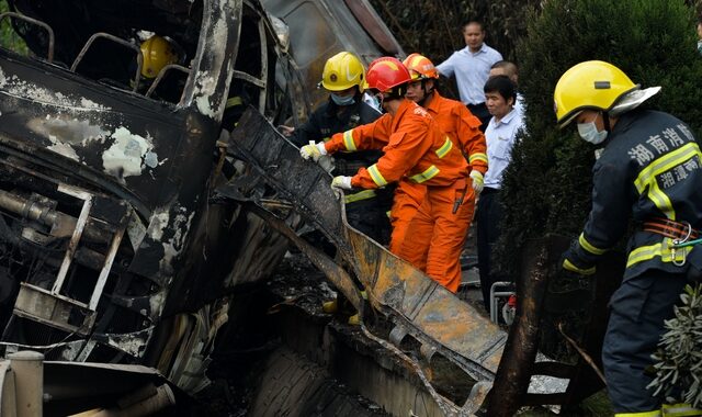 Κίνα: Τουλάχιστον 36 νεκροί σε τροχαίο δυστύχημα