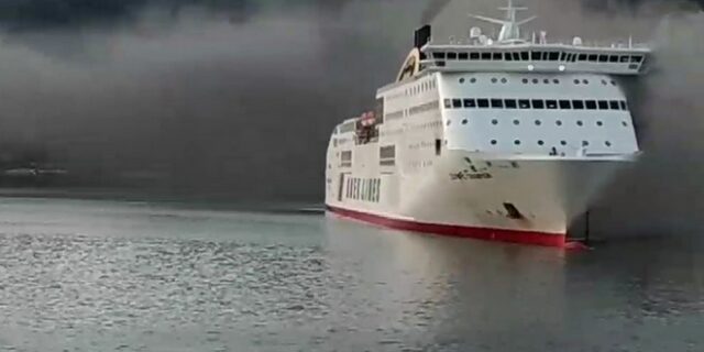 Φωτιά σε πλοίο με 538 επιβάτες και 75 άτομα πλήρωμα ανοιχτά της Κέρκυρας