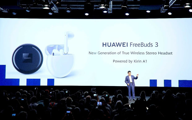 Ο Kirin A1  ενσωματώνεται στα νέα ακουστικά HUAWEI Freebuds 3 εγκαινιάζοντας τον νέο έξυπνο ήχο της Huawei