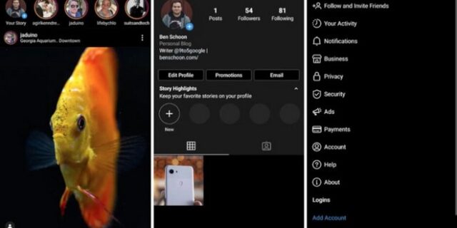 Dark mode και στη beta έκδοση του Instagram για συσκευές Android