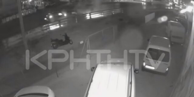 Κρήτη: Η στιγμή του θανατηφόρου τροχαίου στο Ηράκλειο