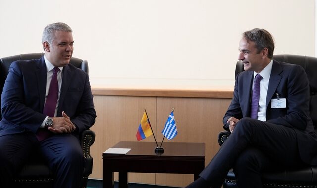 Διεύρυνση συνεργασίας Ελλάδας – Κολομβίας συμφώνησαν Μητσοτάκης – Μαρκές