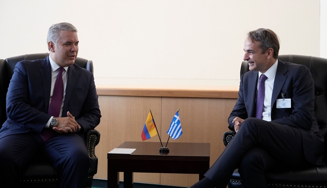 Διεύρυνση συνεργασίας Ελλάδας – Κολομβίας συμφώνησαν Μητσοτάκης – Μαρκές
