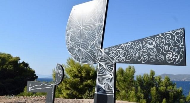 Βανδάλισαν έργο του Μόραλη στην Αίγινα