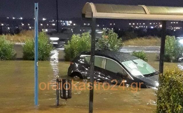 Έντονη βροχόπτωση στην Θεσσαλονίκη – Δεκάδες κλήσεις για αντλήσεις υδάτων