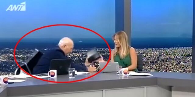 Ο Γιώργος Παπαδάκης έπεσε από την καρέκλα στον αέρα της εκπομπής