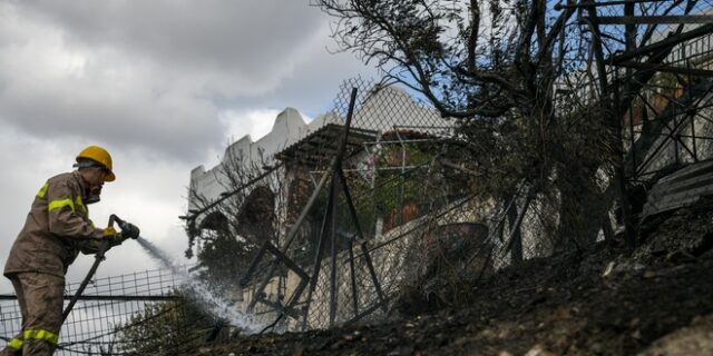 Υπό μερικό έλεγχο οι φωτιές σε Λαγονήσι, Χανιά και Χίο