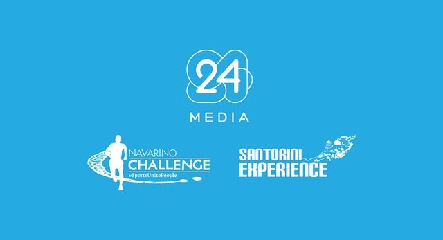 Η 24MEDIA premium media partner της Active Media στο Navarino Challenge και Santorini Experience