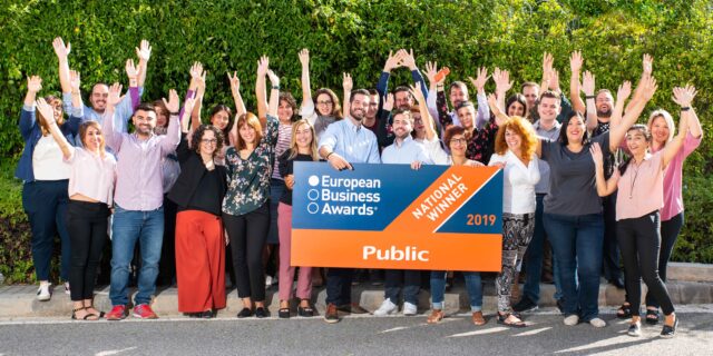 Ευρωπαϊκή διάκριση του Public στα European Business Awards 2019