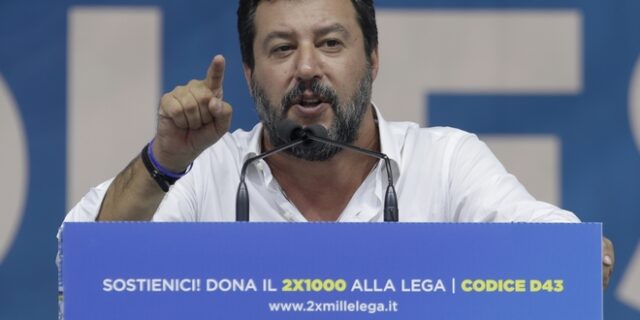 Ιταλία: Με δημοψηφίσματα απειλεί ο Σαλβίνι την νέα κυβέρνηση