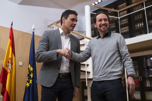 Ισπανία: Οι Podemos καλούν τους Σοσιαλιστές σε νέο γύρο διαπραγματεύσεων