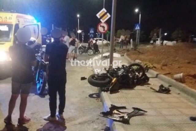Θεσσαλονίκη: Δύο νεαροί νεκροί από εκτροπή μοτοσικλέτας στην Πολίχνη