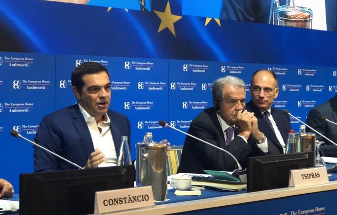 Τσίπρας από Ιταλία: Ευρωπαϊκό μέτωπο από την αριστερά μέχρι το προοδευτικό Κέντρο για γενναίες ευρωπαϊκές λύσεις