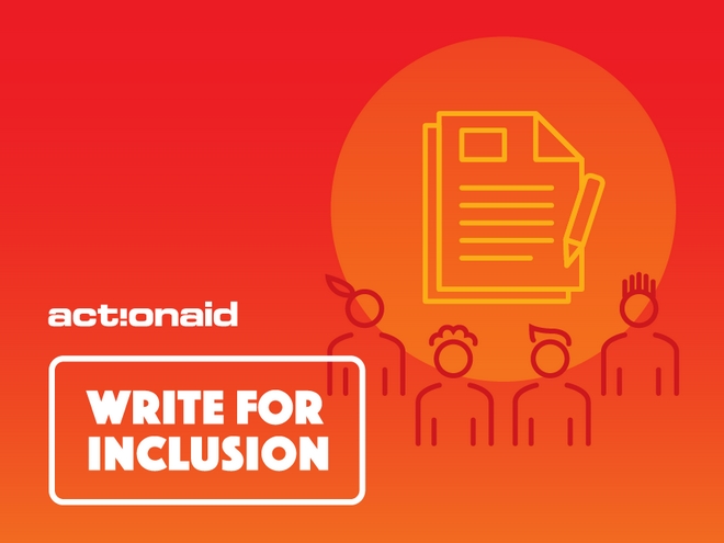 ActionAid: Write for Inclusion! Διαγωνισμός για νέους δημοσιογράφους και δημιουργούς περιεχομένου