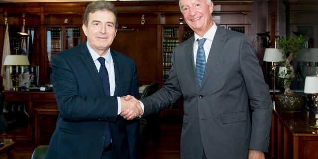 Συνάντηση Χρυσοχοΐδη με τον Συντονιστή Αντιτρομοκρατικής Δράσης της Ε.Ε.