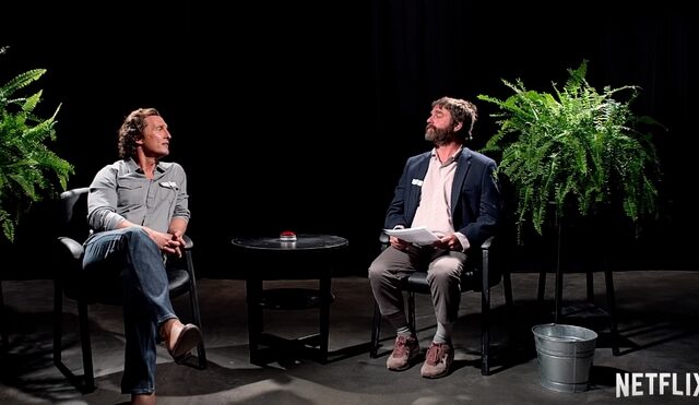 Between Two Ferns: Ο Ζακ Γαλιφιανάκης σχεδόν σκοτώνει τον Μάθιου ΜακΚόναχι