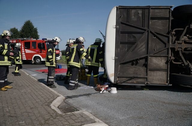 Ρουμανία: Δέκα νεκροί από τη σύγκρουση νταλίκας με λεωφορείο
