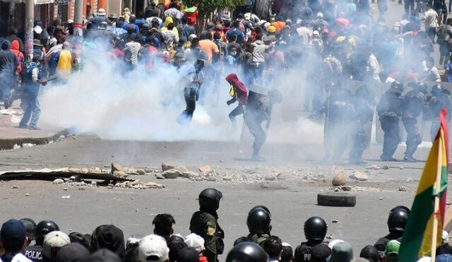 Βολιβία: 30 τραυματίες σε διαδηλώσεις 8 ημέρες μετά την επανεκλογή Μοράλες