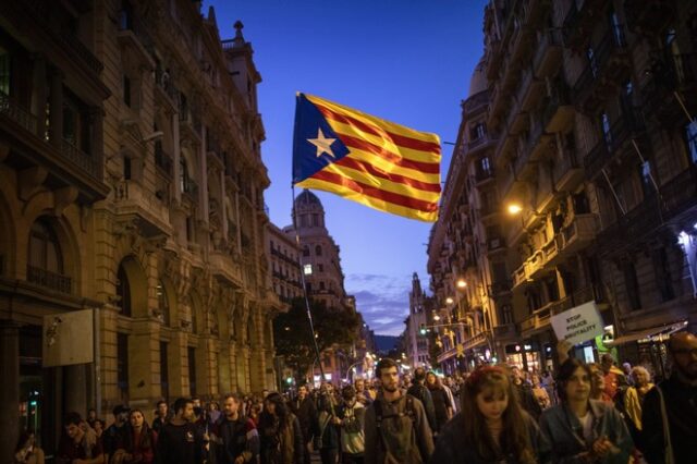 Καταλονία: Κατασκήνωση διαμαρτυρίας για την καταδίκη αυτονομιστών ηγετών
