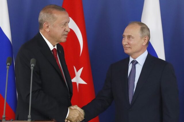 Συνάντηση Πούτιν – Ερντογάν στις 22 Οκτωβρίου