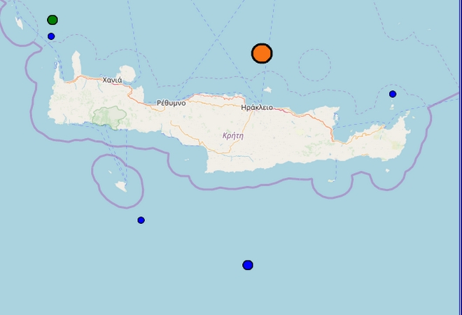 Σεισμός 4,1 Ρίχτερ στην Κρήτη